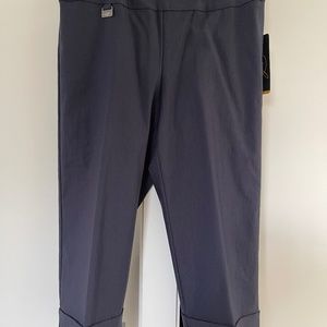 Navy Lisette Crop Pants